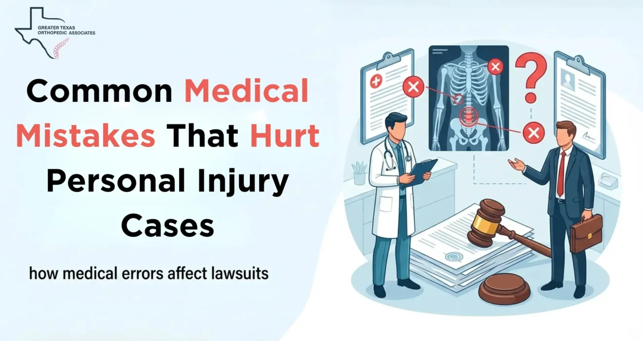 Common Medical Mistakes That Hurt Personal Injury Cases
