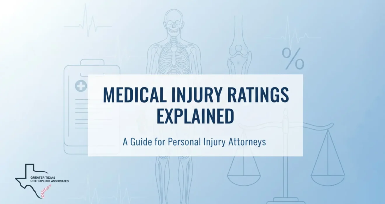 Medical Injury Ratings in Personal Injury Cases