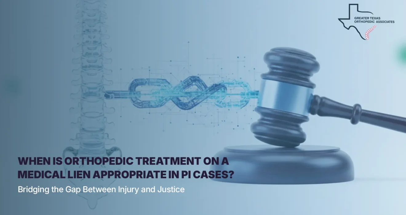 When Is Orthopedic Treatment on a Medical Lien Appropriate in PI Cases