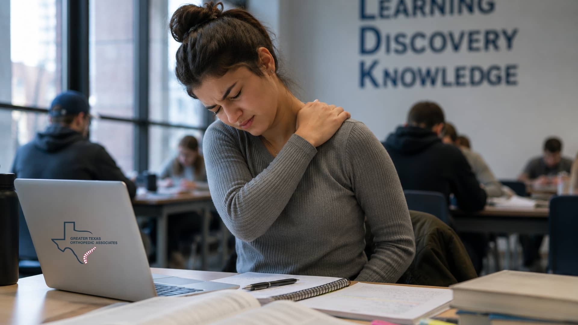A student with an orthopedic injury