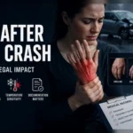 CRPS after car accident symptoms including burning pain swelling and color changes