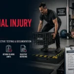 Functional Capacity Evaluation lifting test for personal injury work limitations and documentation