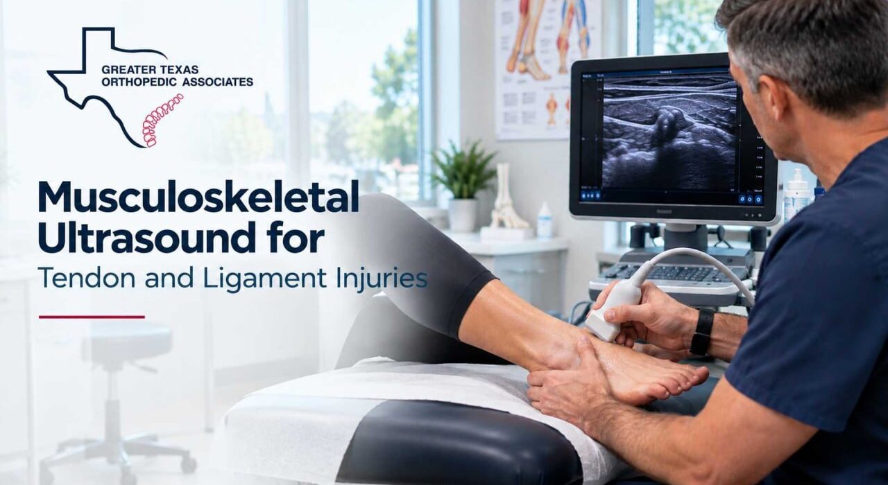Musculoskeletal ultrasound examination of the ankle for tendon and ligament injuries.