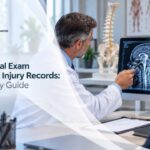 Neurological exam findings in injury records reviewed during a clinical consultation.